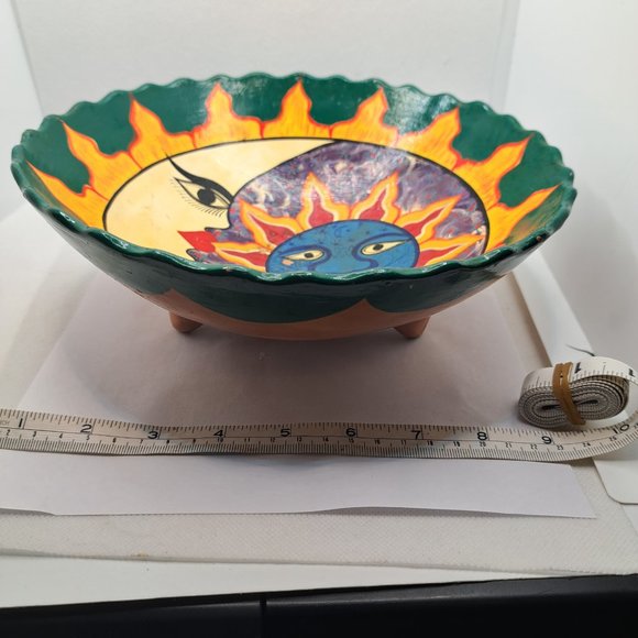 Mexican sun dish plate. - Picture 2 of 6